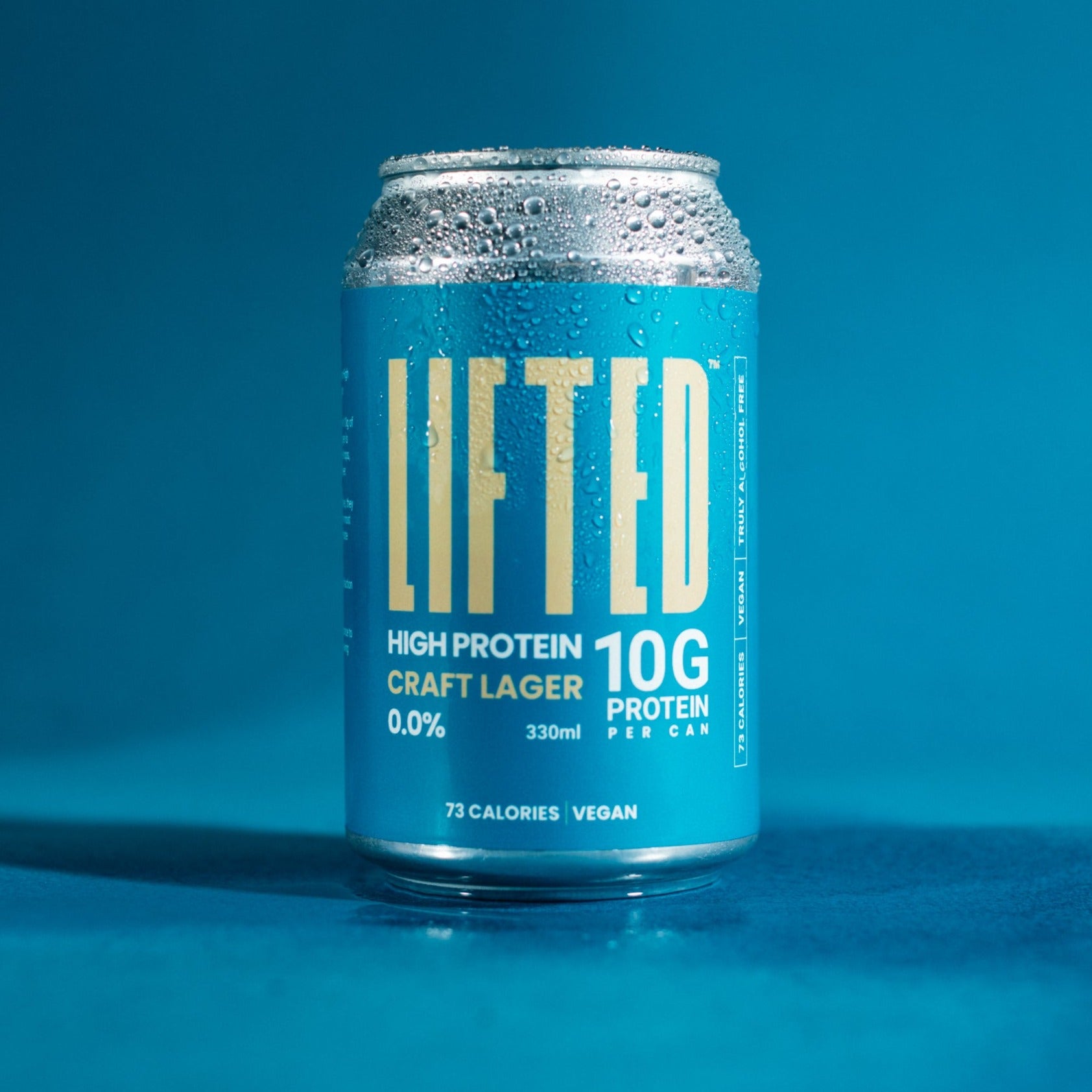 Lifted - Beer for Athletes. 0.0% Alcohol. 10g Protein