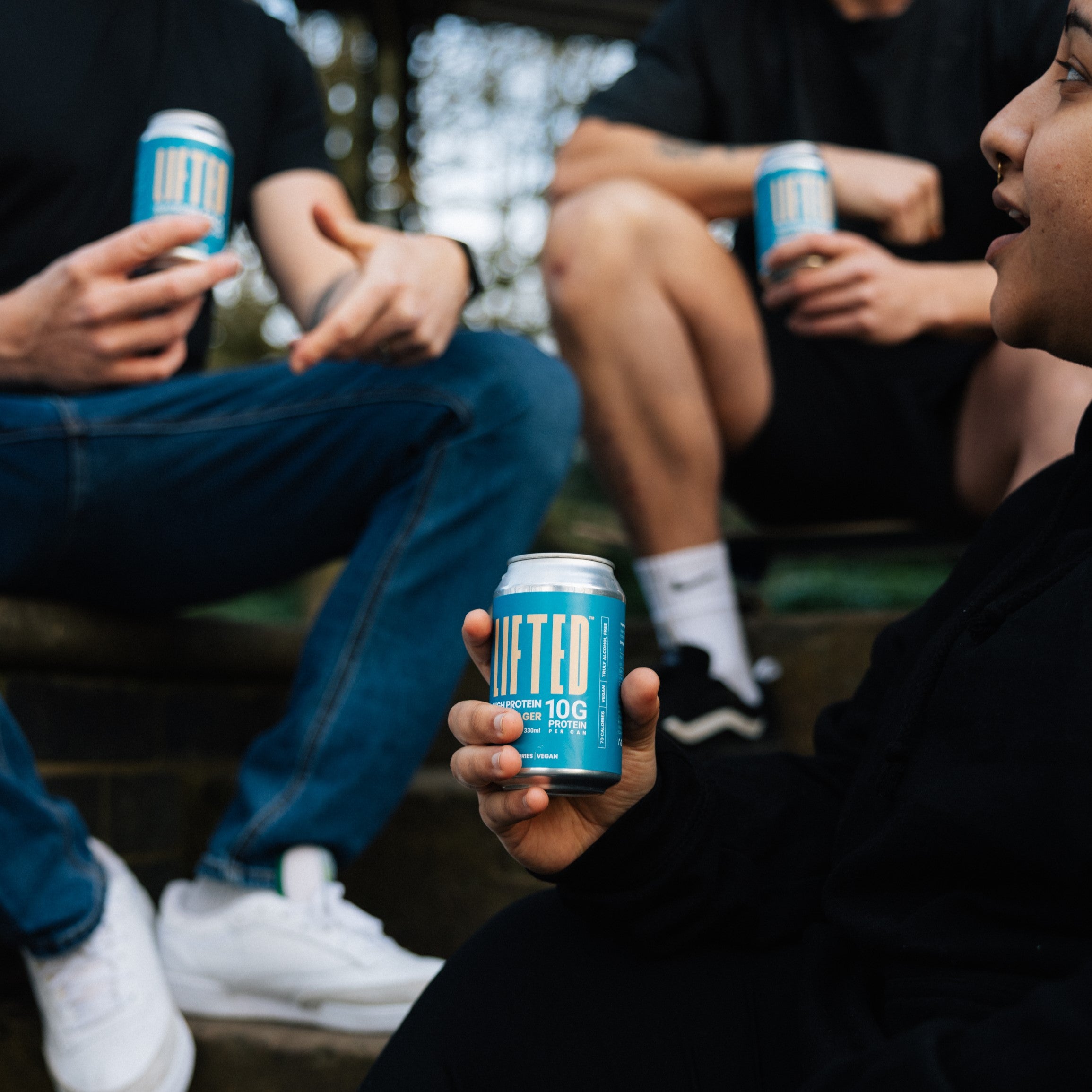 Lifted - Beer for Athletes. 0.0% Alcohol. 10g Protein