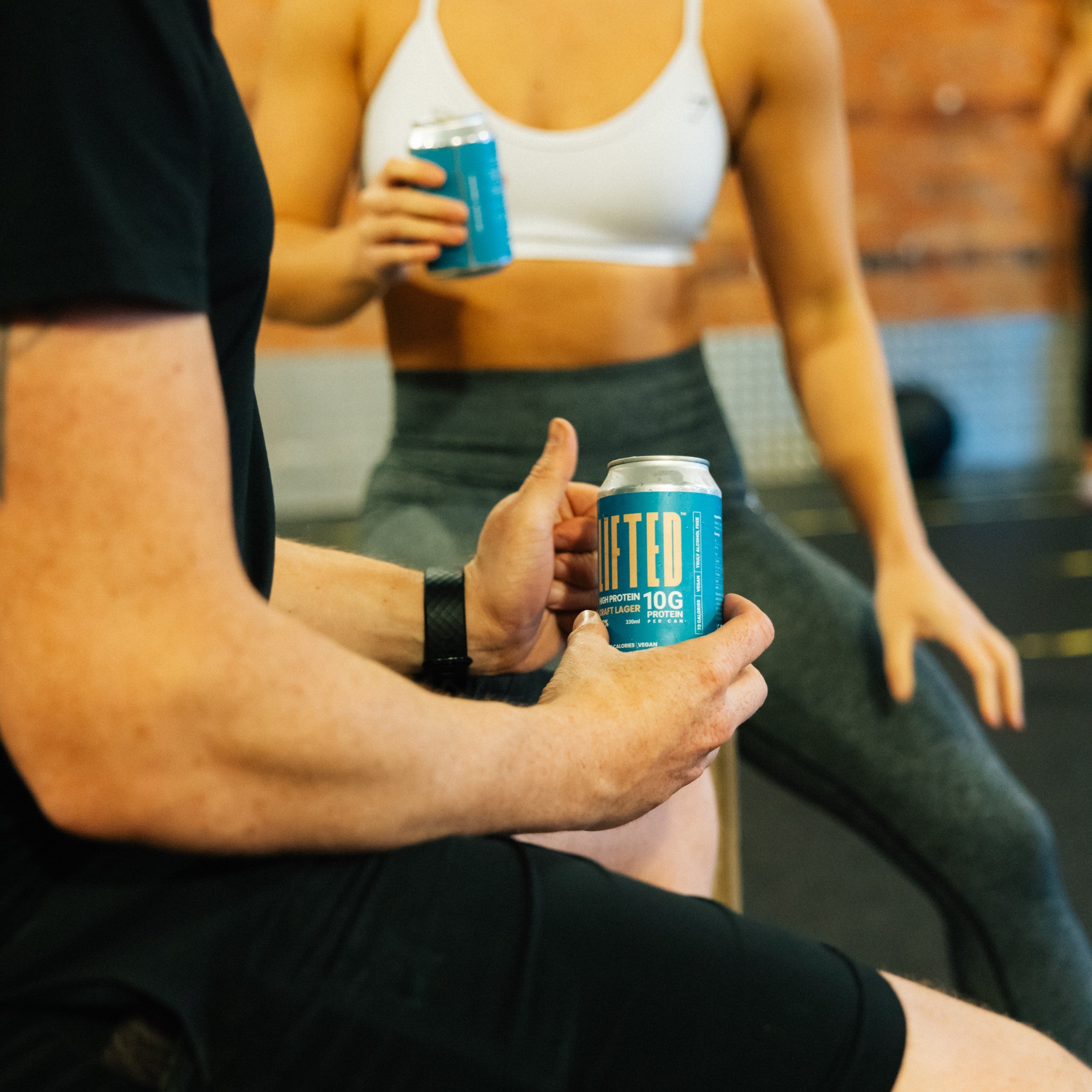 Lifted - Beer for Athletes. 0.0% Alcohol. 10g Protein