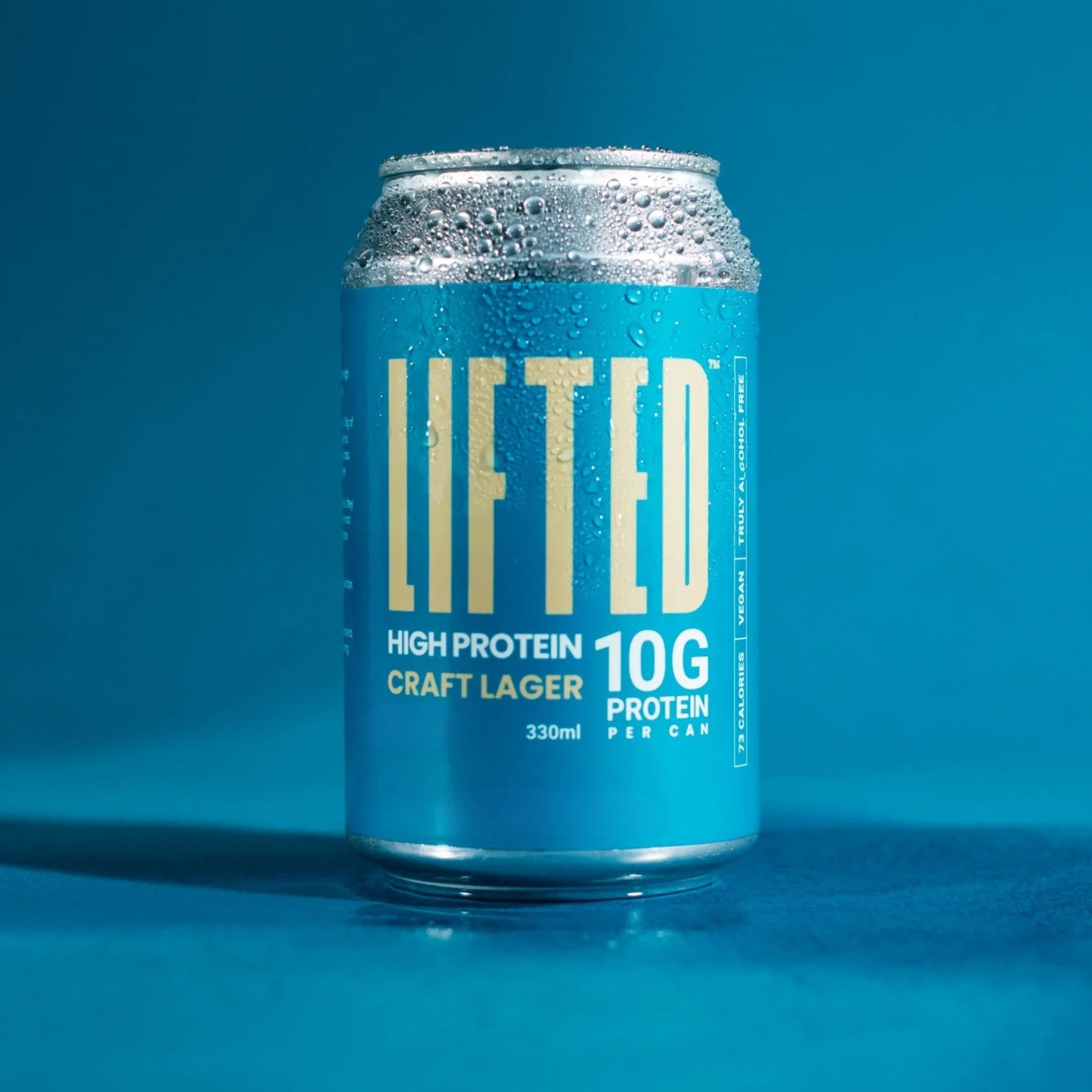 Lifted - Beer for Athletes. 0.5% Alcohol. 10g Protein - 12 pack x 330ml